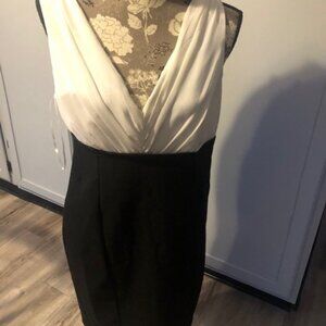 NWT Black & White Sleeveless Dress